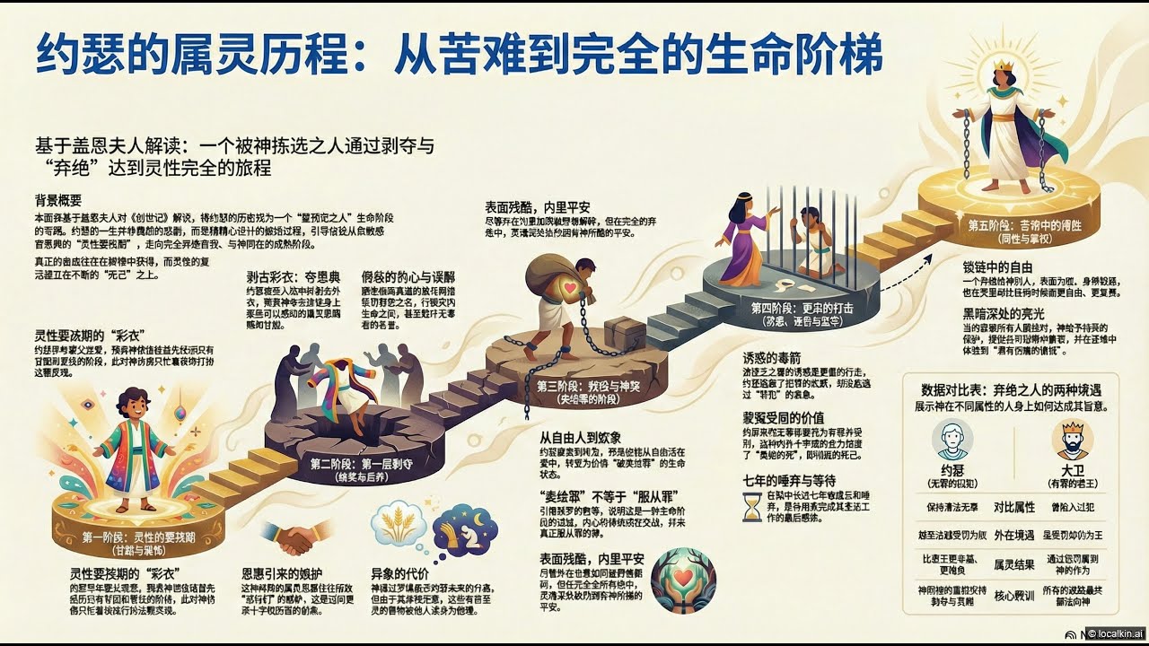 盖恩夫人精读约瑟：为何每一次苦难坠落，都是灵性的飞跃？（有声书）