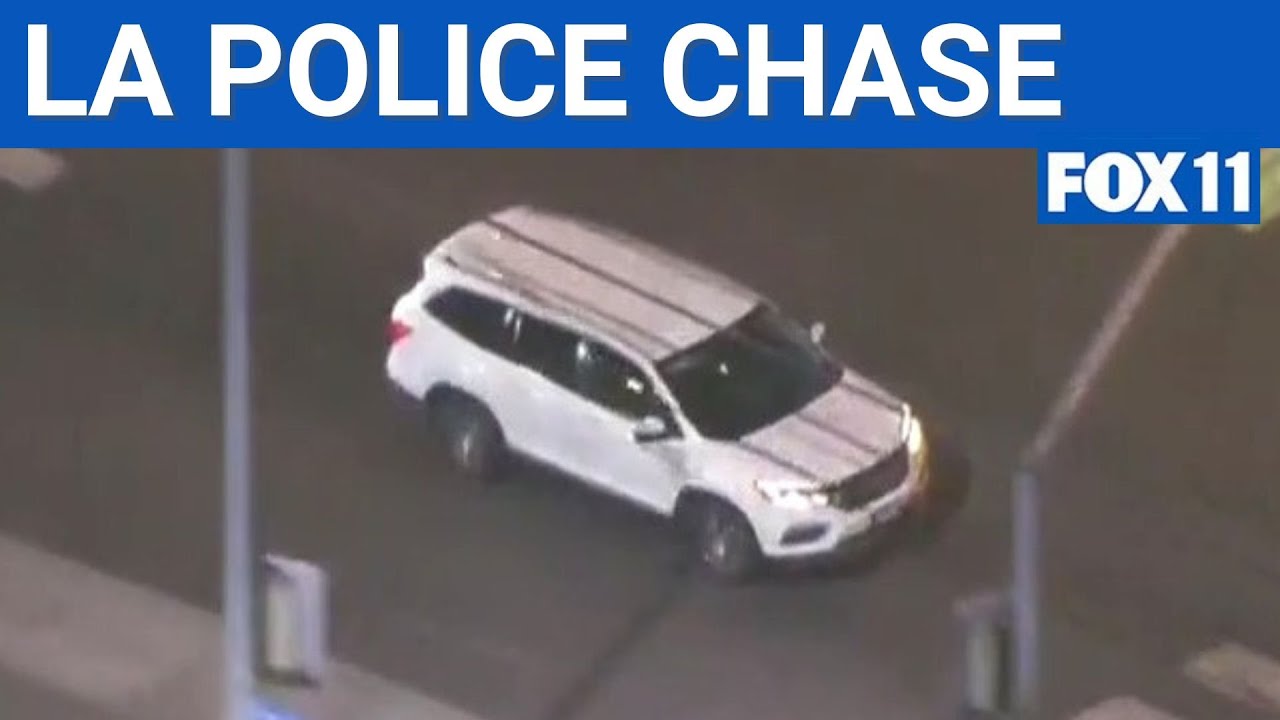 LIVE: LA police chase involving possible shooting suspect
