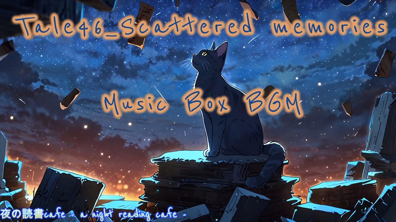 【読書用BGM】Tale46_Scattered memories_Music Box BGM【作業用BGM】 #オルゴール#cat #猫