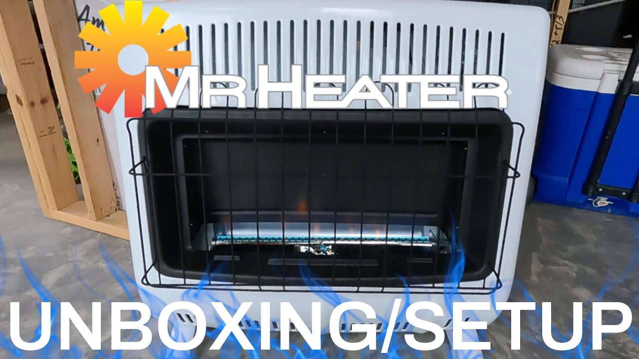 MR. HEATER 30 000 БТЕ Blue Flame Распаковка и подключение к пропановой линии!
