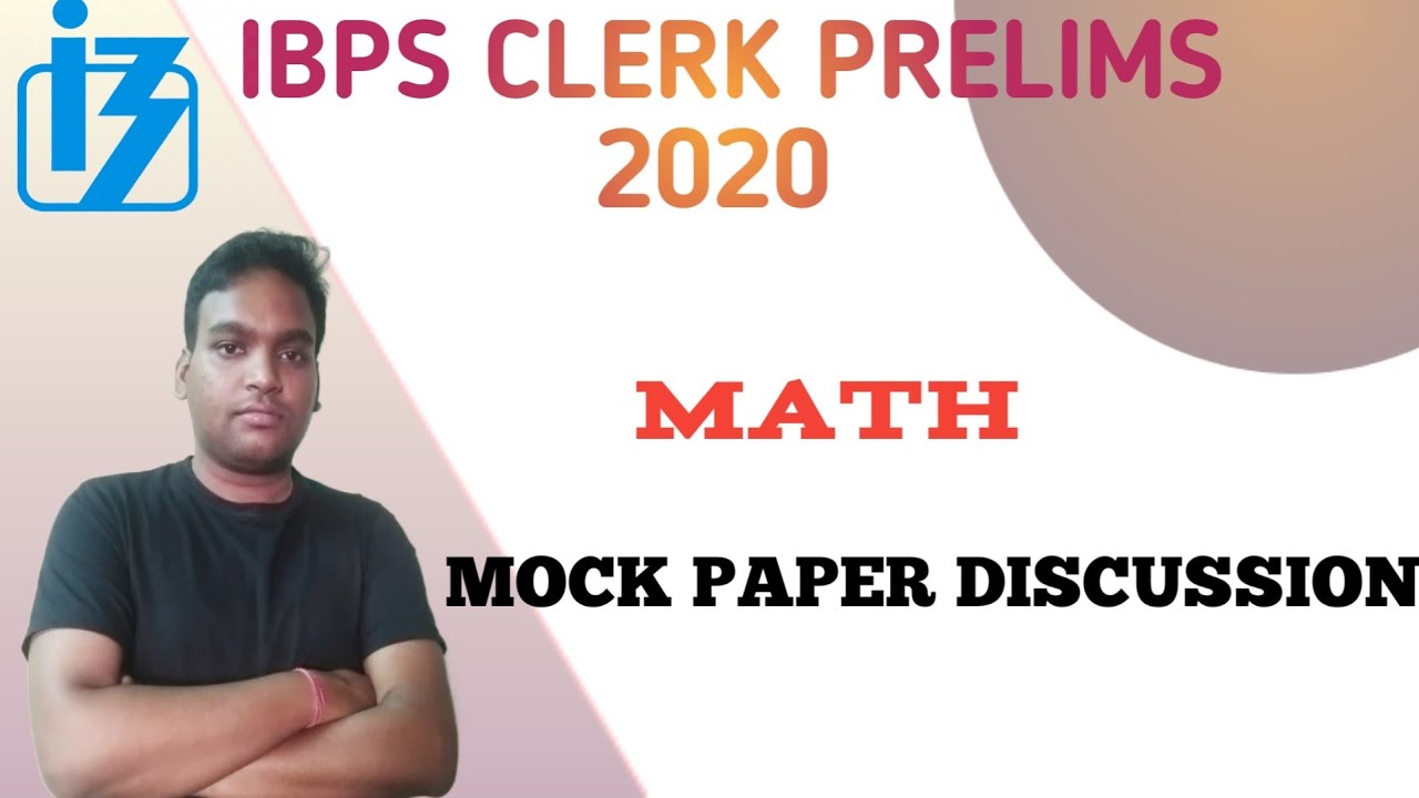 QUANT MOCK/ IBPS CLERK PRE 2020/