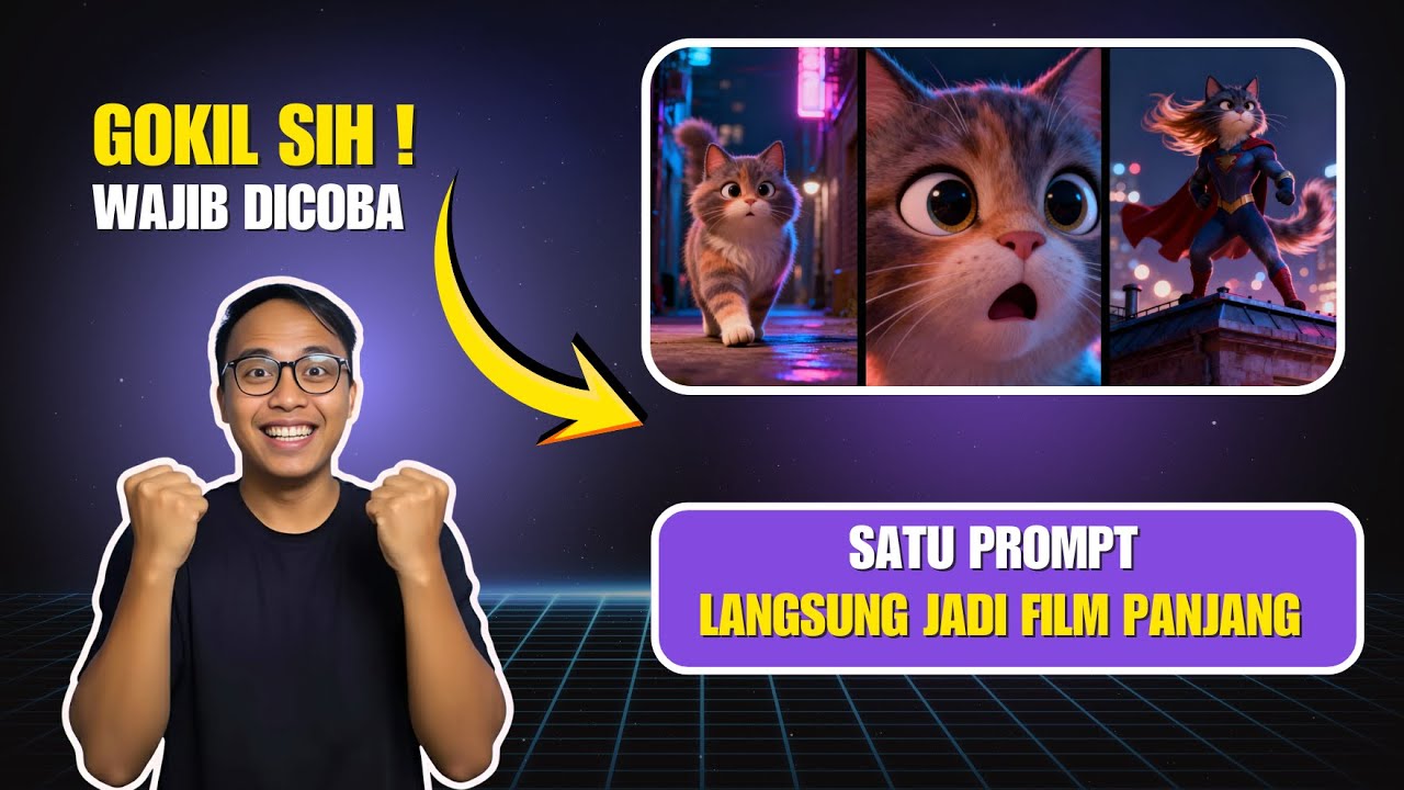 Gratis ! AI Pembuat Film & Animasi dalam satu klik - Movie flow AI Tutorial AI Video Generation
