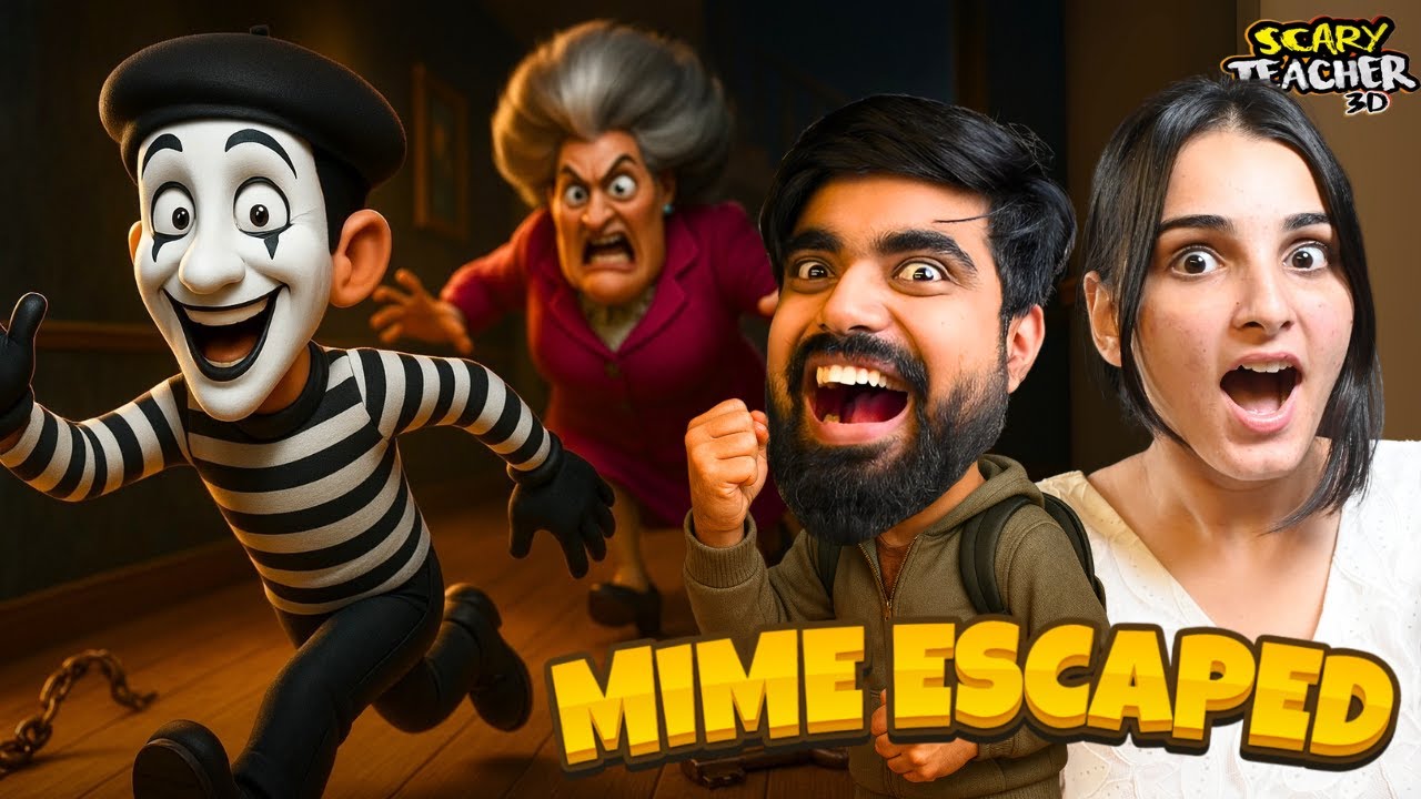 Sacry Teacher 3d : Mime Escaped 😍 with @Dushyant kukreja
