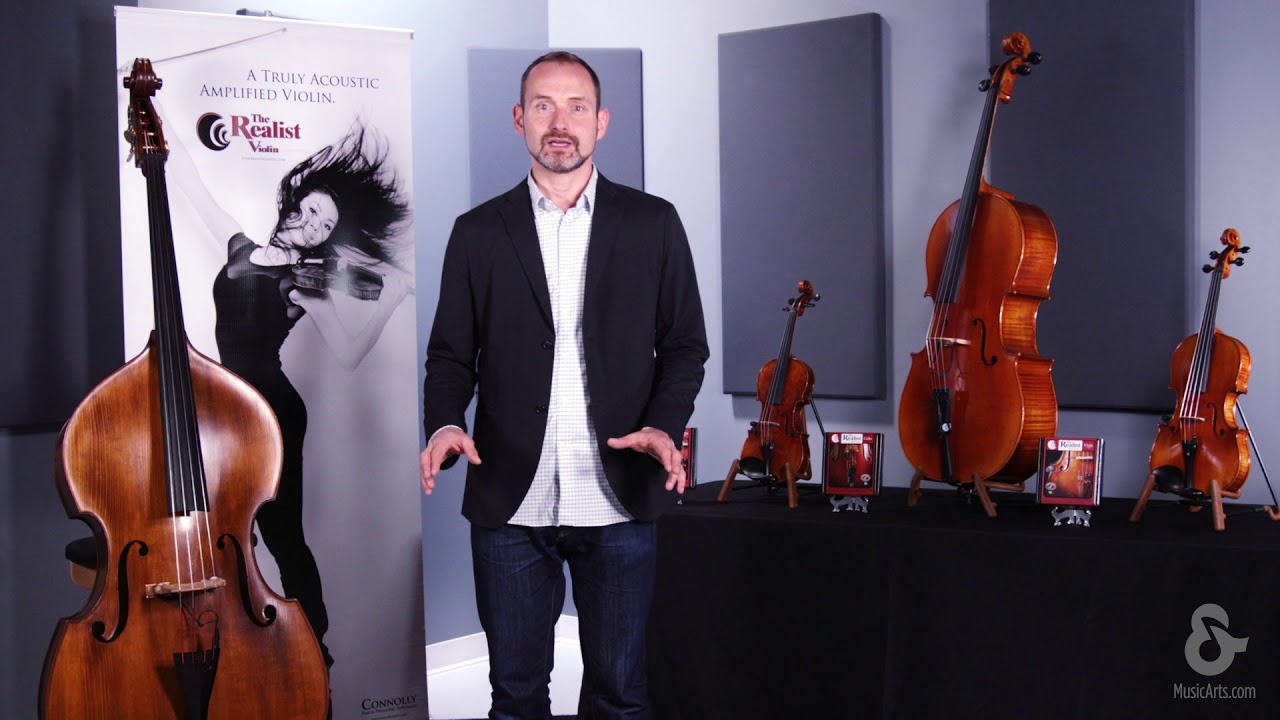 Realist Transducer Pickups for Bass, Cello, Violin, and Viola