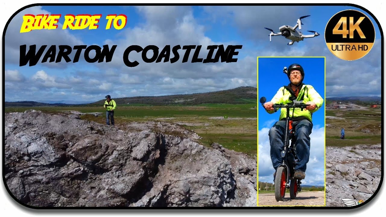 🚴 A bike ride to Check out Warton Coastline. May 2023..A Birds eye view in 4k UHD 🕊️