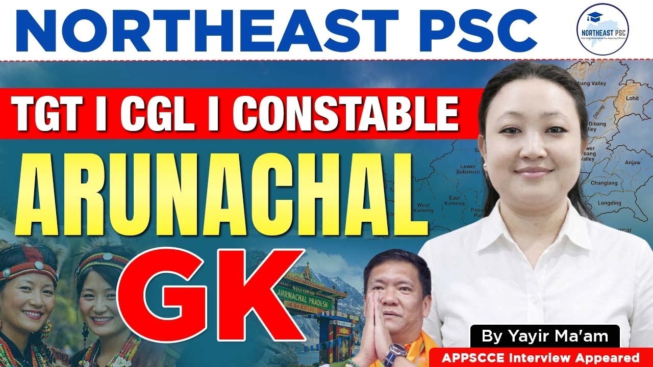 Arunachal GK P1 for APSSB CGL I Constable I APPSC TGT 9233789183