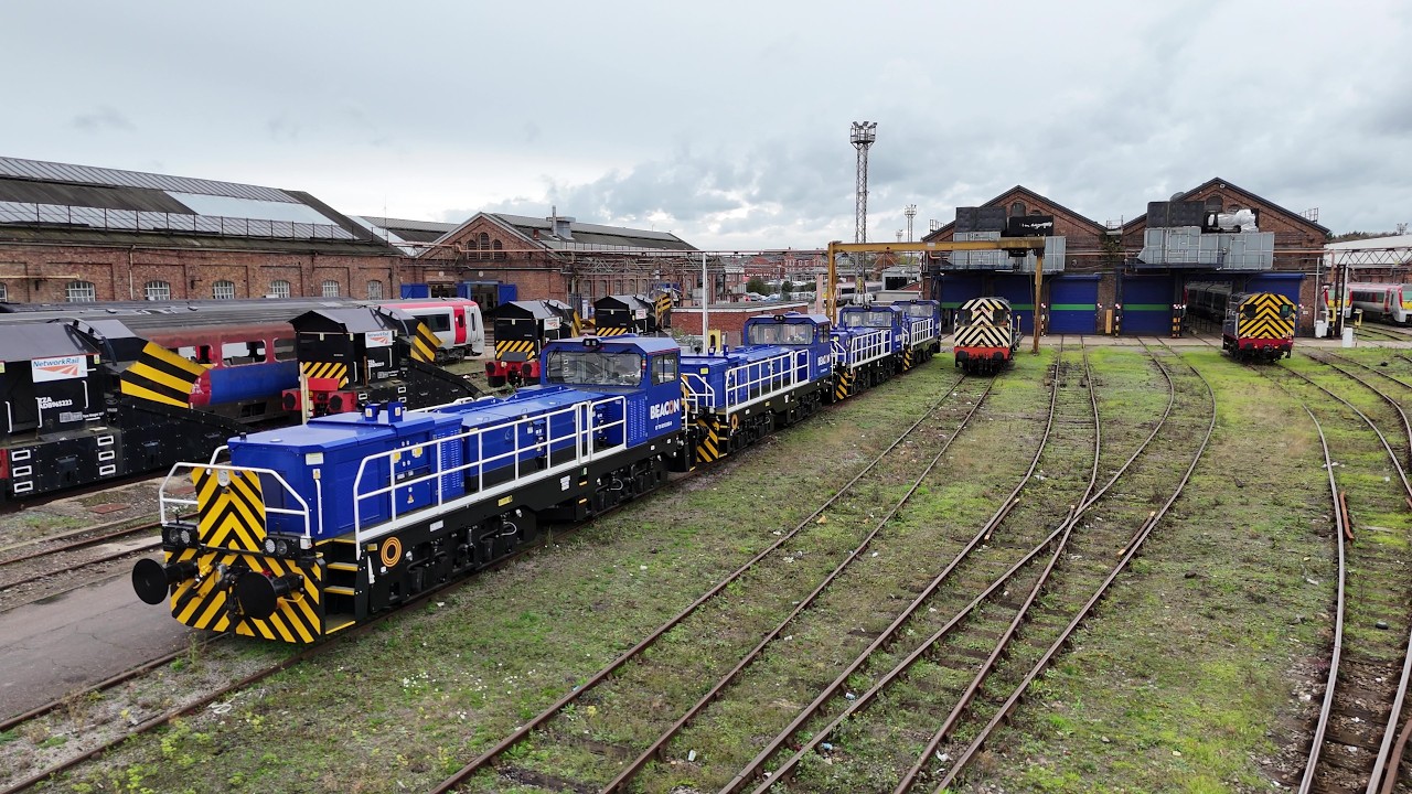 Wonderful Wolverton Works and Station, 93s, 175s, 18s, 08s, duffs, 90s, freight and passenger trains