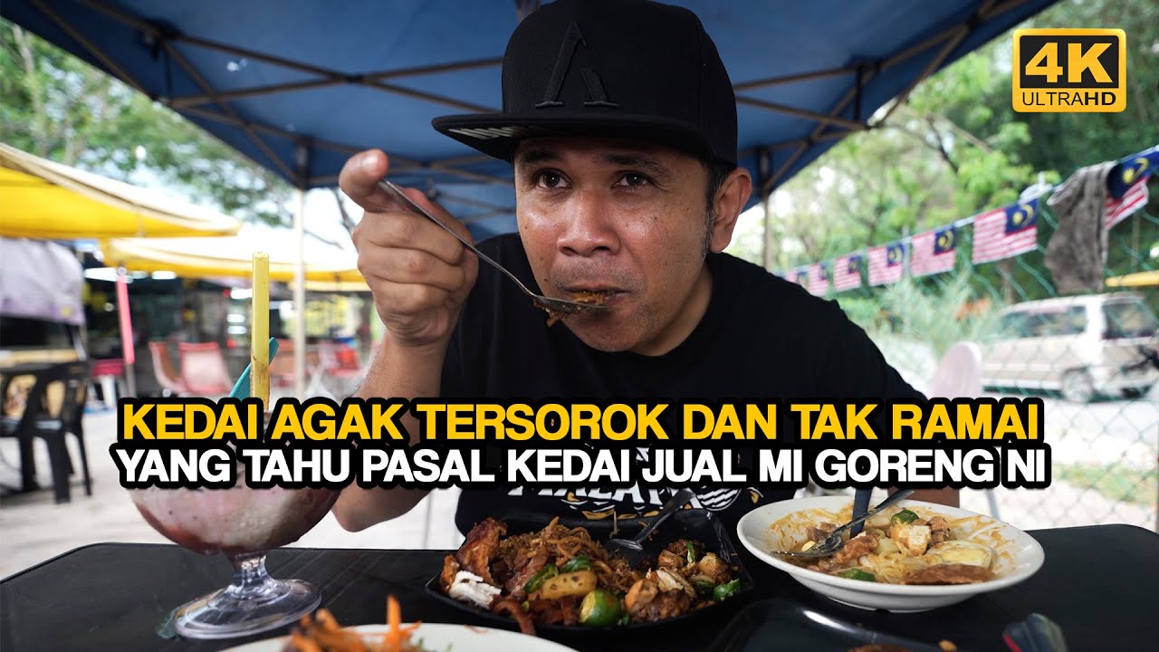 Mi GORENG RASA ASLI Seperti DI PENANG, Dari BERNIAGA TEPI JALAN, Sekarang DAH ADA KEDAI (4K)