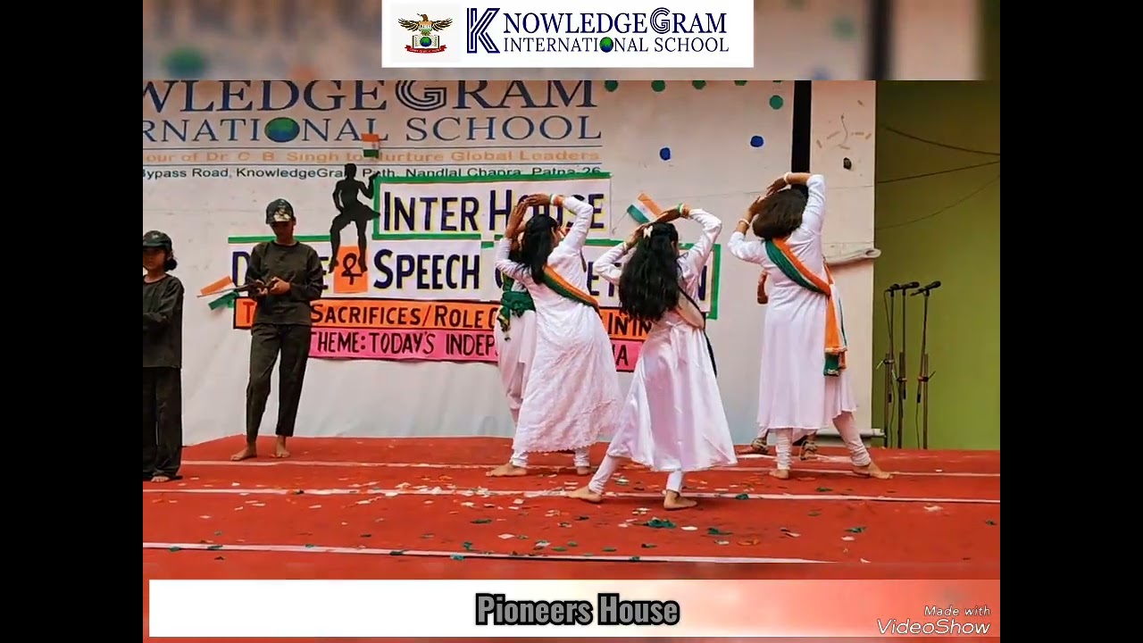 Inter house patriotic dance competition #knowledgegram #talentedkids #expertteachers
