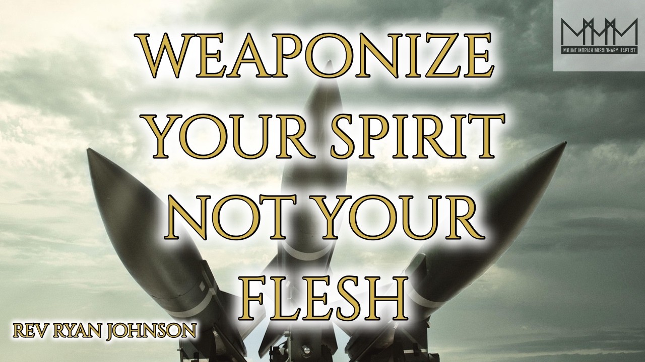 Weaponize your Spirit, Not your Flesh
