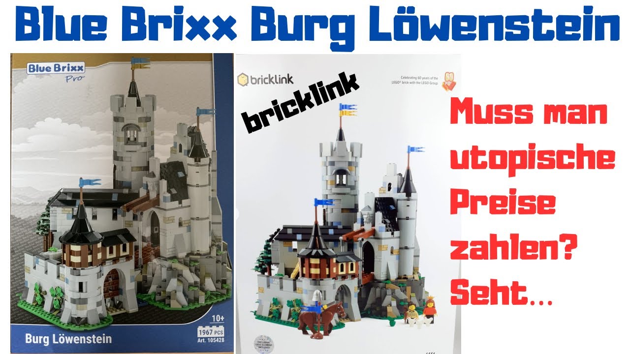 Blue Brixx Burg L&ouml;wenstein -minderwertiger Abklatsch der Bricklink Designer Program Version BL19001?