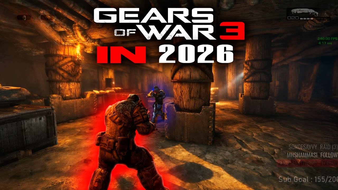 Профессиональный игрок на НОВЫХ картах Gears of War 3 для ПК...