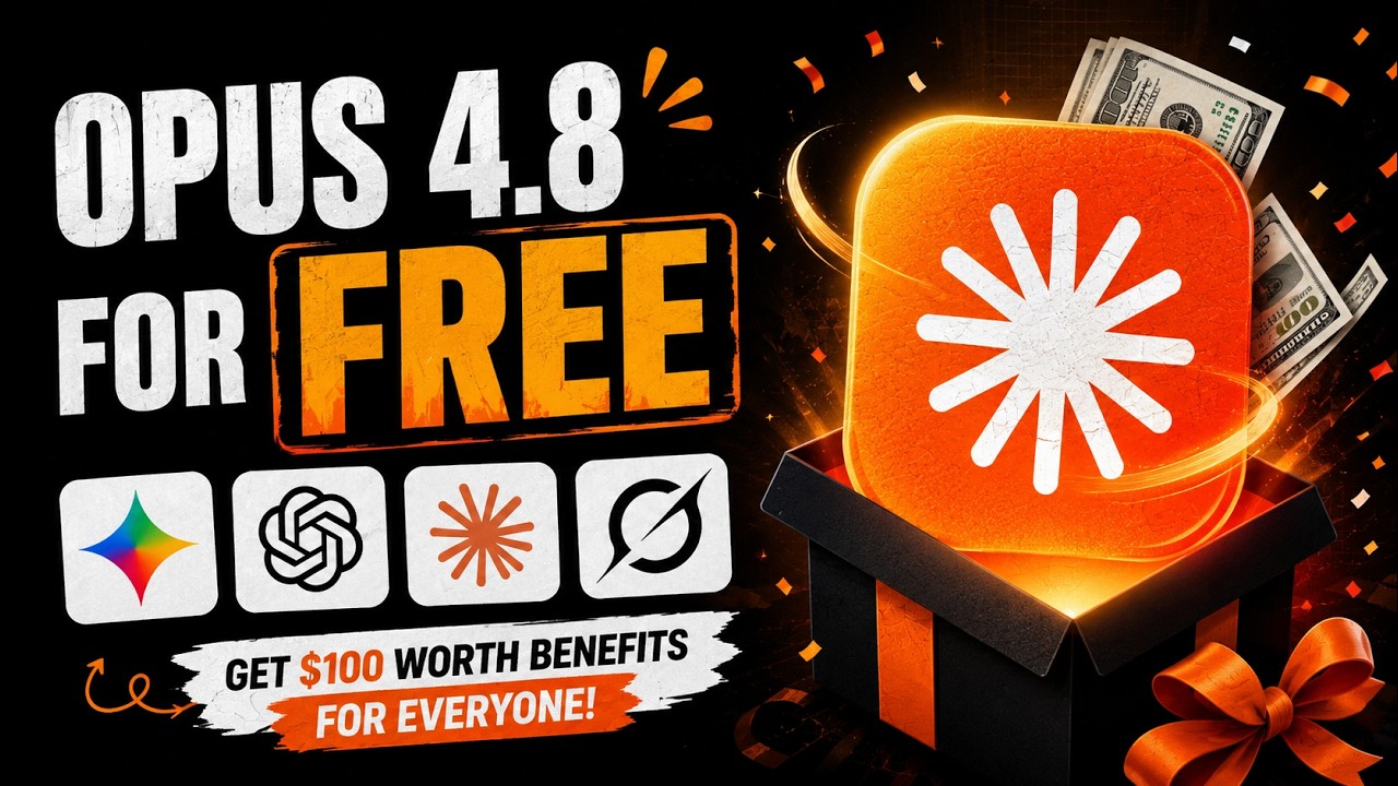 Claude Opus 4.8 FREE for Everyone 🤯