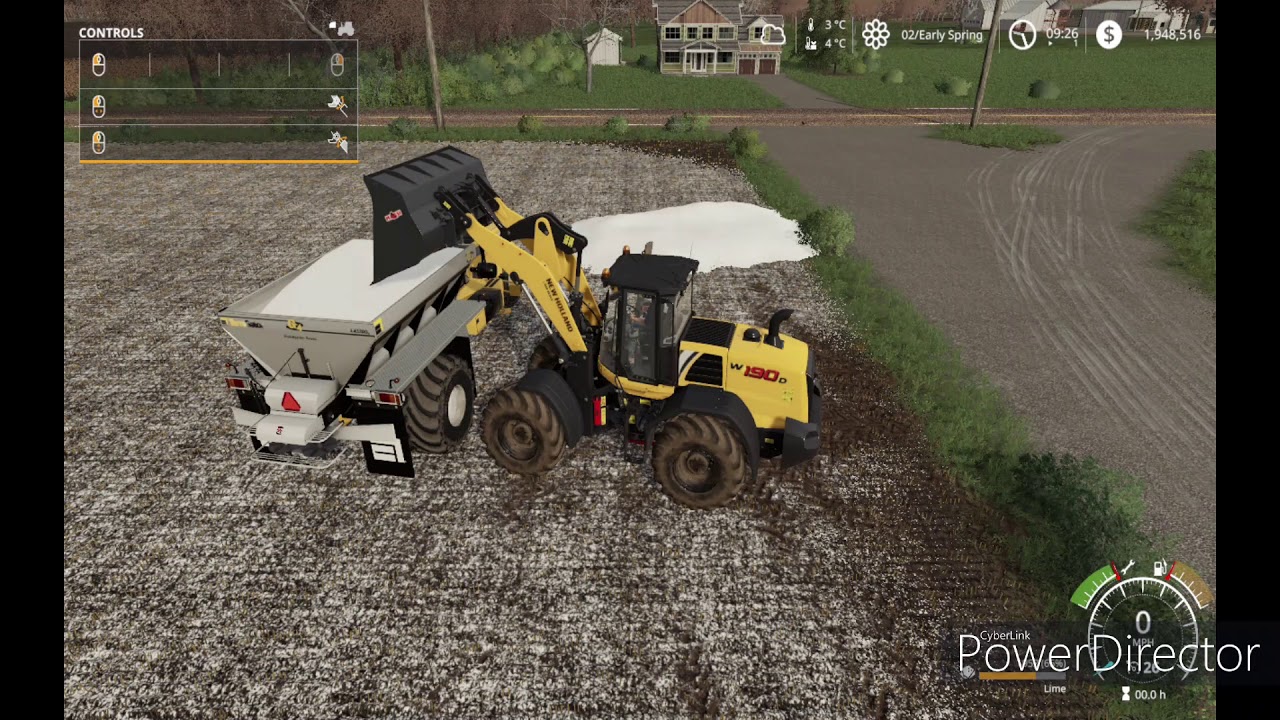 Lime down for what TerraGator spreading lime FS19