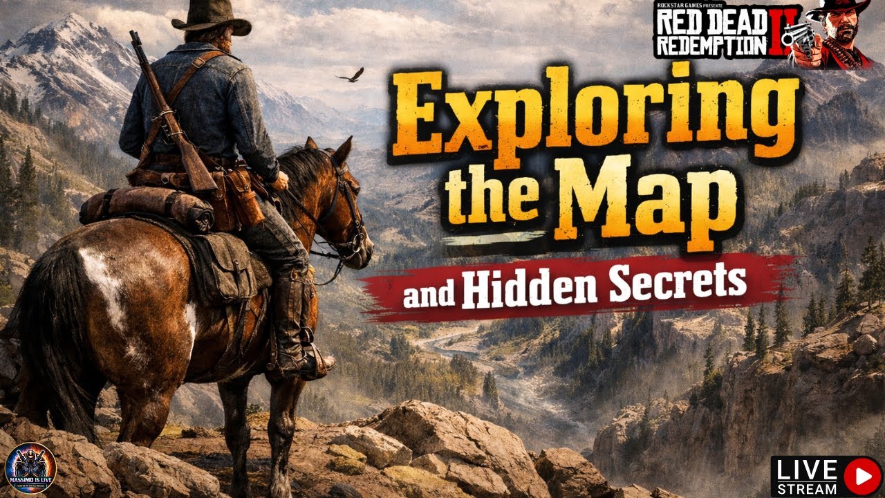 Red Dead Redemption 2 Live | Exploring the Map & Hidden Secrets! 🗺️🐎 #gaming#livegaming #rdr2 #live