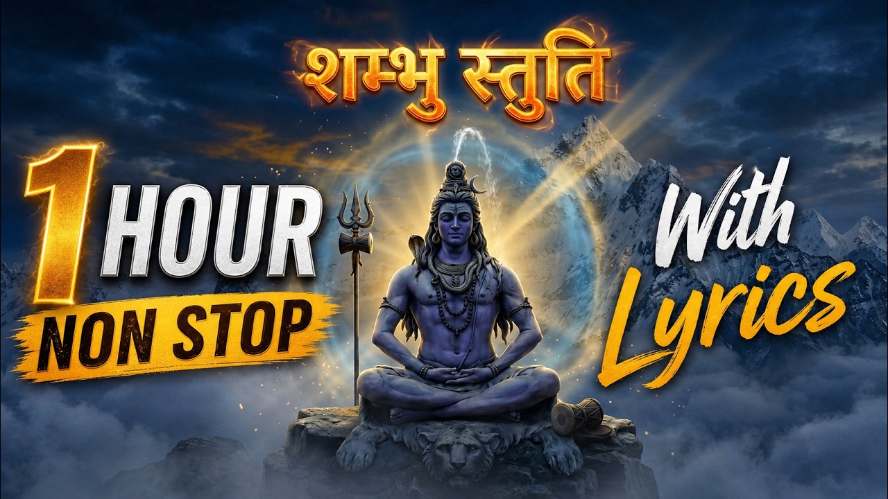 शंभु स्तुति | 1 Hour Non Stop | Sambhu Stuti | Ketan Kumar With Lyrics