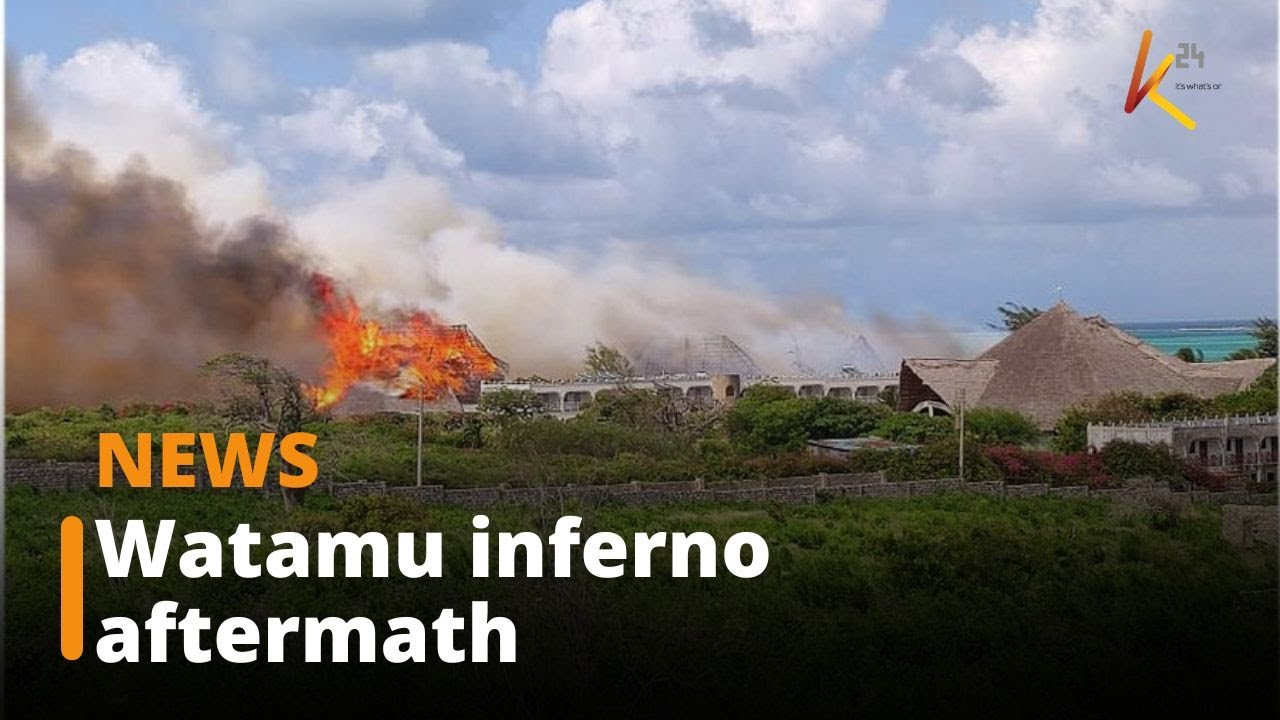 Tourism CS Peninah Malonza tours Watamu 3 days after fire destroyed 3 resorts