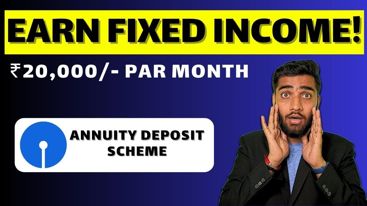 Monthly Guaranteed Income in SBI | SBI Annuity Deposit Scheme 2023 | SBI Annuity Scheme | #sbi
