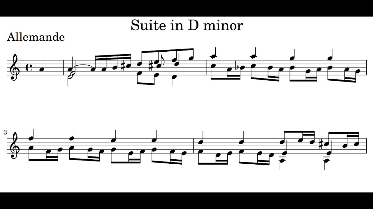 Westhoff - 6 Suites for Solo Violin: No. 5 in D Minor (Sheet Music)
