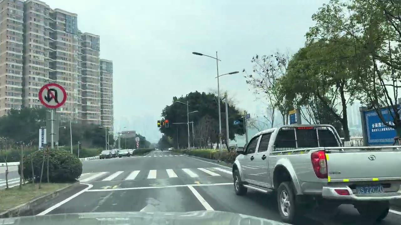 [4K] Chongqing Driving Tour | 重庆沉浸式驾驶：南滨路至中梁山隧道 · 纯净车流原声 [No Music] #cyberpunk#china