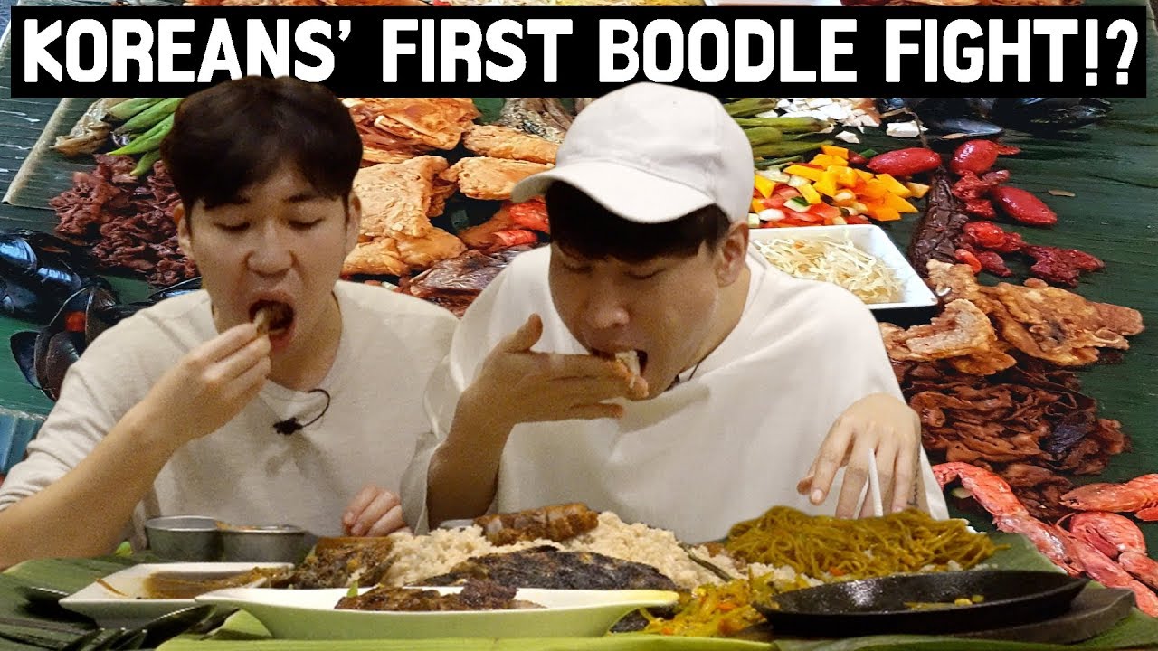 Ang reaksyon ng mga Koreano sa Boodle Fight!? | Oppa Tour Ep.1-7