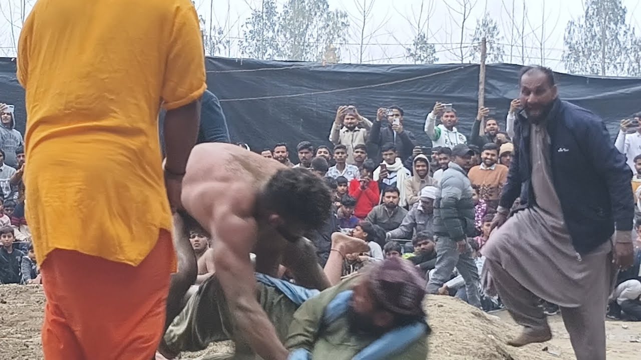 Javed Gani ki Shaitan pahalvan ki bhai ki kushti ek Baba Ko aaya gussa pardiya Bandar hosh ud Gaye