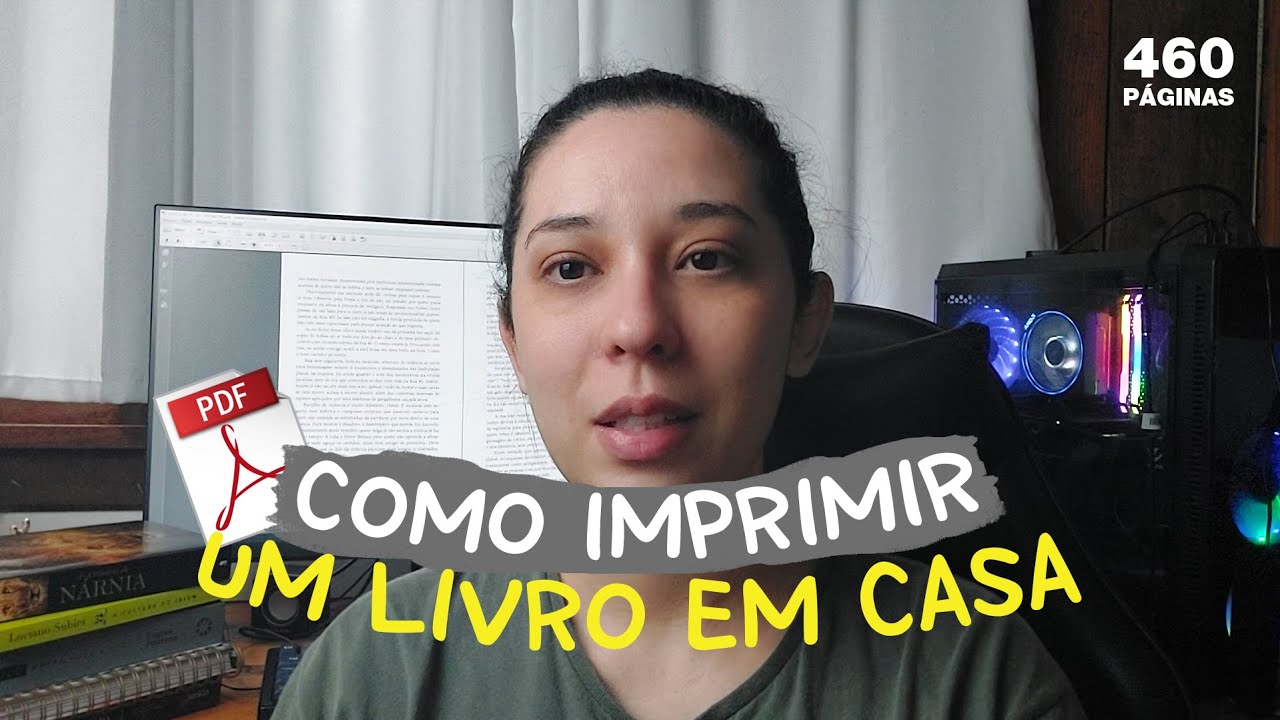 📚 Como IMPRIMIR QUALQUER LIVRO em CASA! Guia Completo Passo a Passo