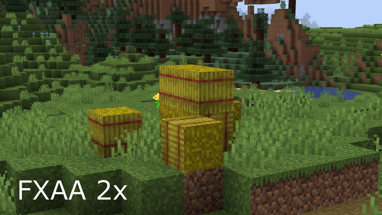 MC Anti-Aliasing Comparison | OFF, 2x, 4x