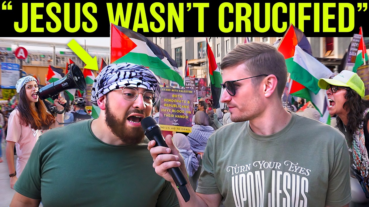 Street Preaching at WILD Pro-Palestinian Protest