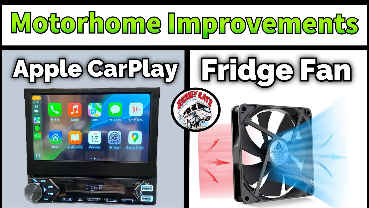 Rimoody 7'' +/DAB Single Din Car Stereo And a DIY Fridge Fan