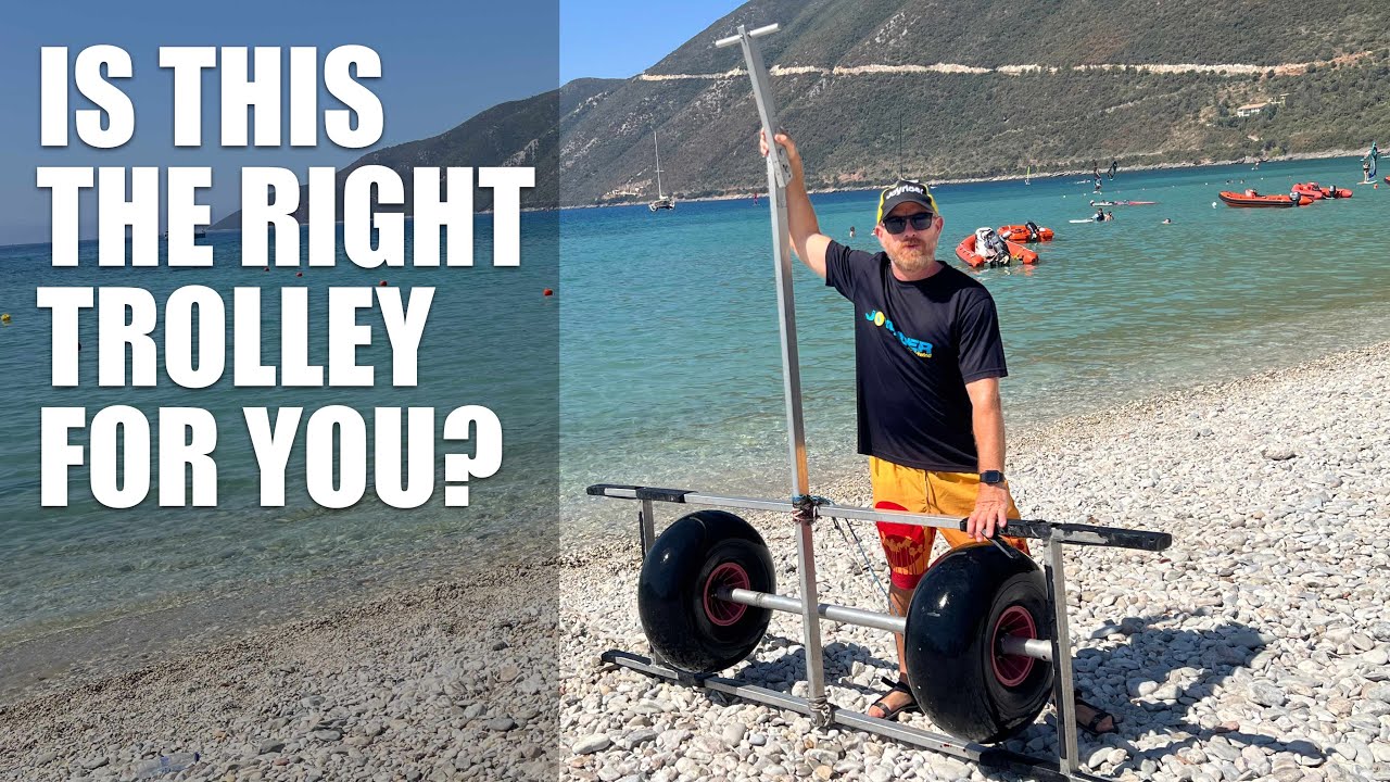 How to use a frame type trolley with handle