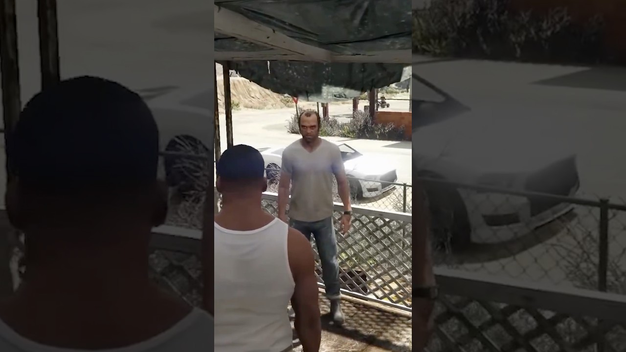 What Happens When Franklin Visits Trevor After The Ending?😱 #gta #gta5 #gaming