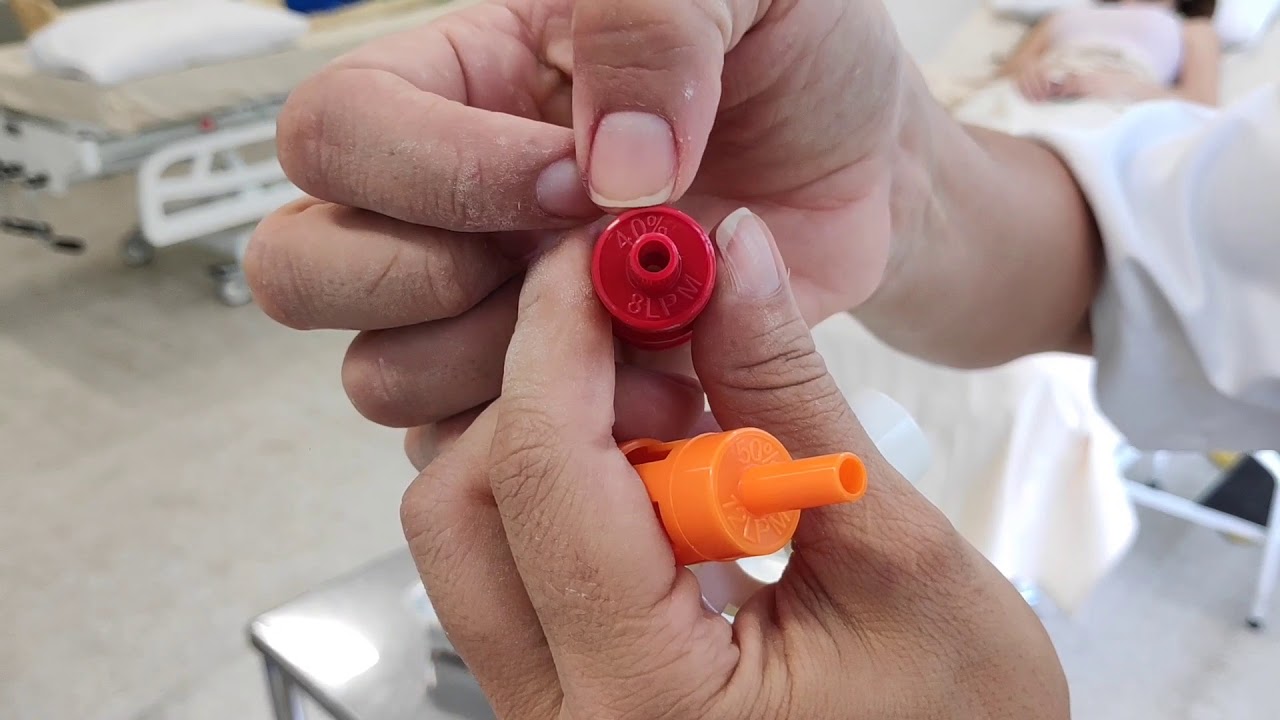 Aula 8  Oxigenioterapia por máscara de Venturi