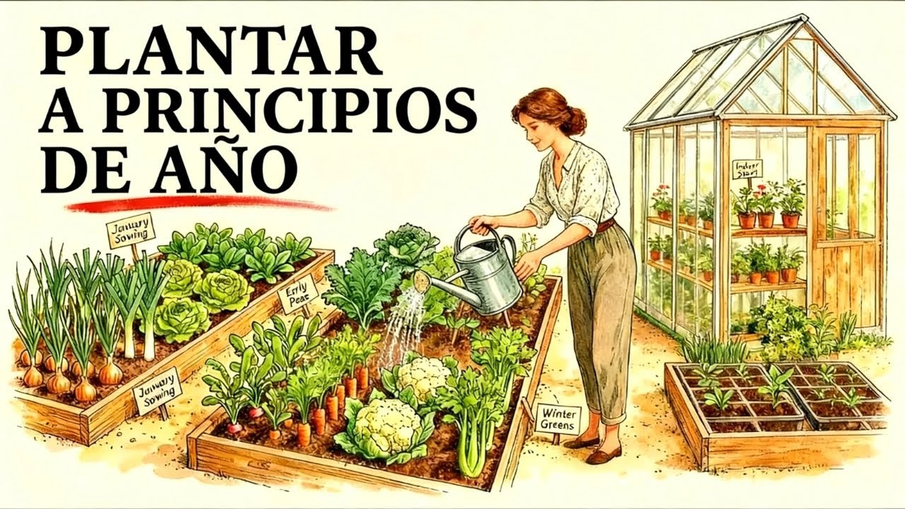 17 cultivos para plantar en enero y tener alimentos todo el año (secretos de jardineros)