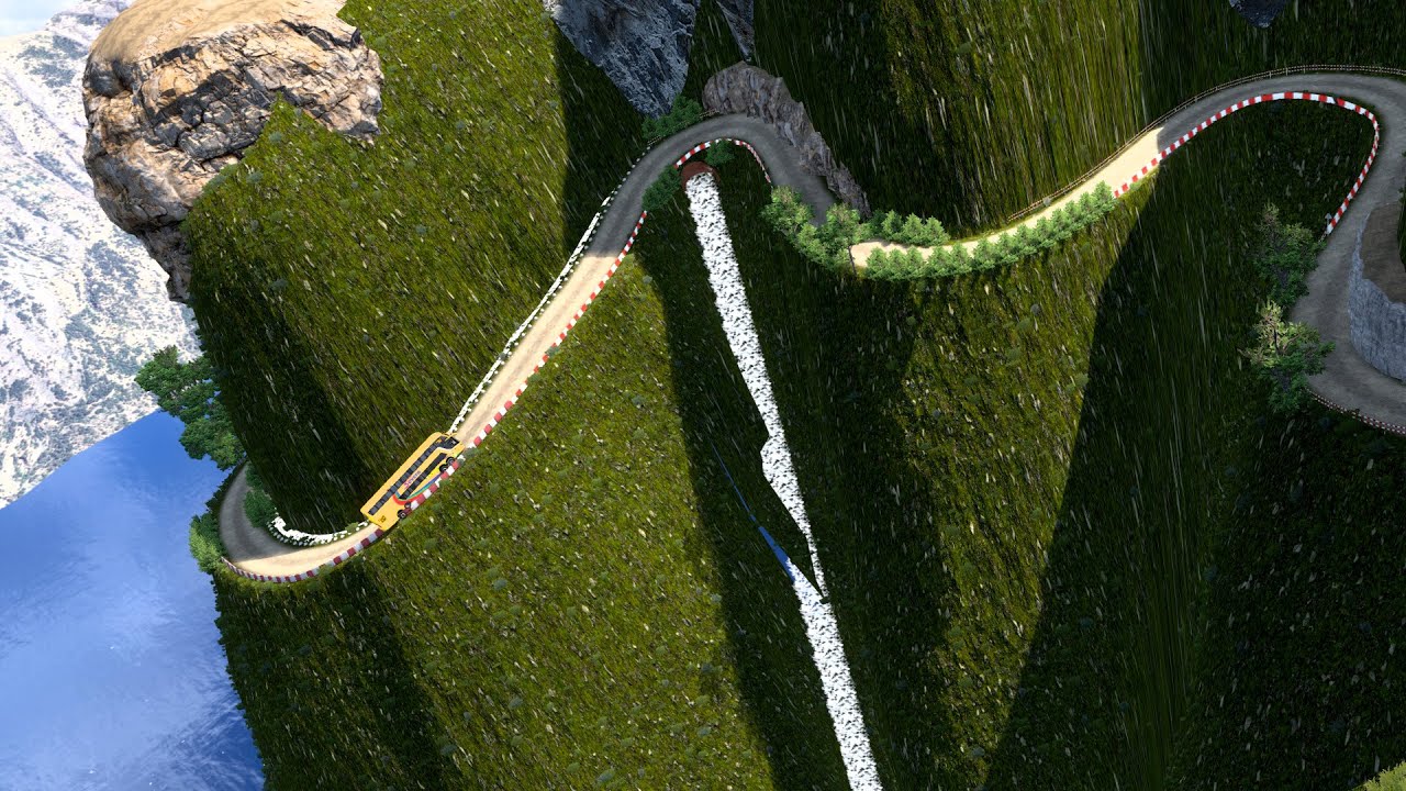 Deadly Roads | World’s Most Dangerous Roads | Bus on Dangerous Mountain Road | dangerous bus driving