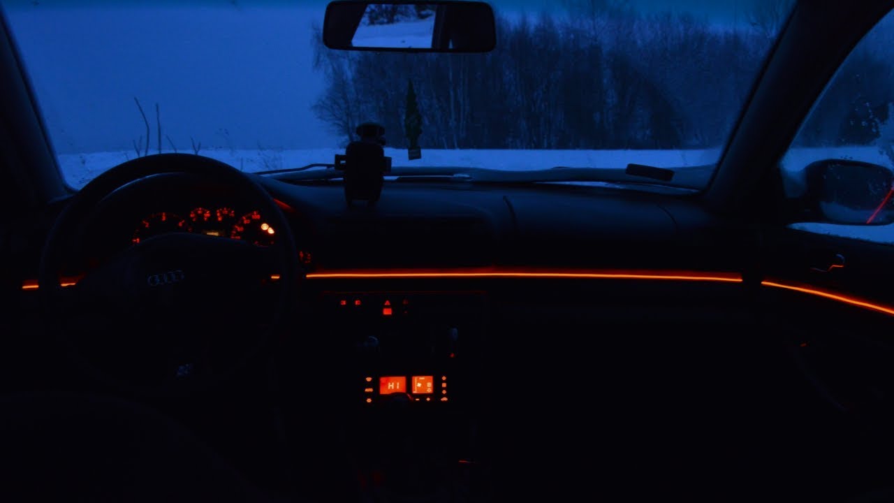 Tuning wizualny AUDI A4 B5 - Światłowód Taśma LED #4