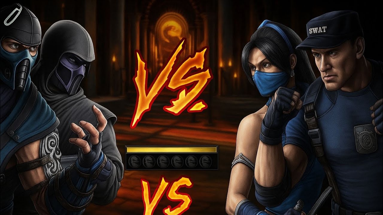 Sub-Zero vs Kitana | Mortal Kombat 9 Epic Battle!
