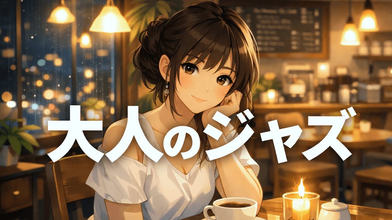 【大人のジャズ】静かな夜に流れるリラックスカフェジャズ｜作業・勉強・読書BGM｜Relaxing Night Cafe Jazz