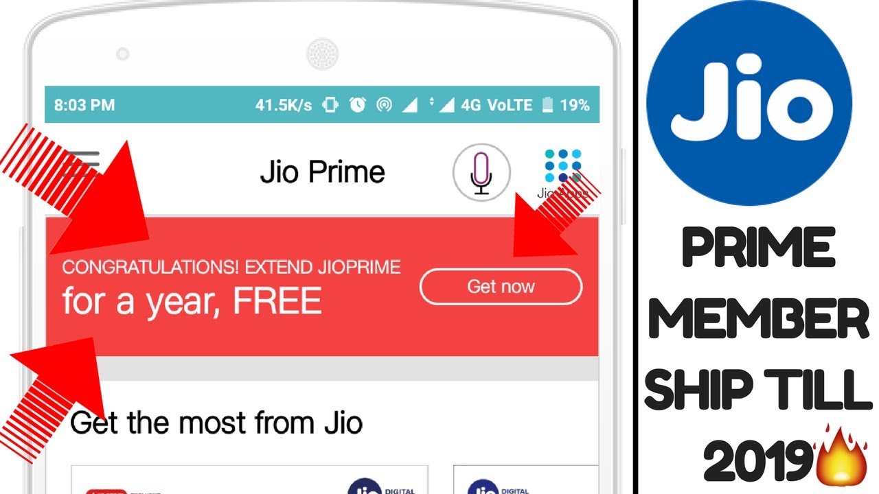 Increase JIO PRIME MEMBERSHIP Validity till 2019 🔥 LIVE DEMO