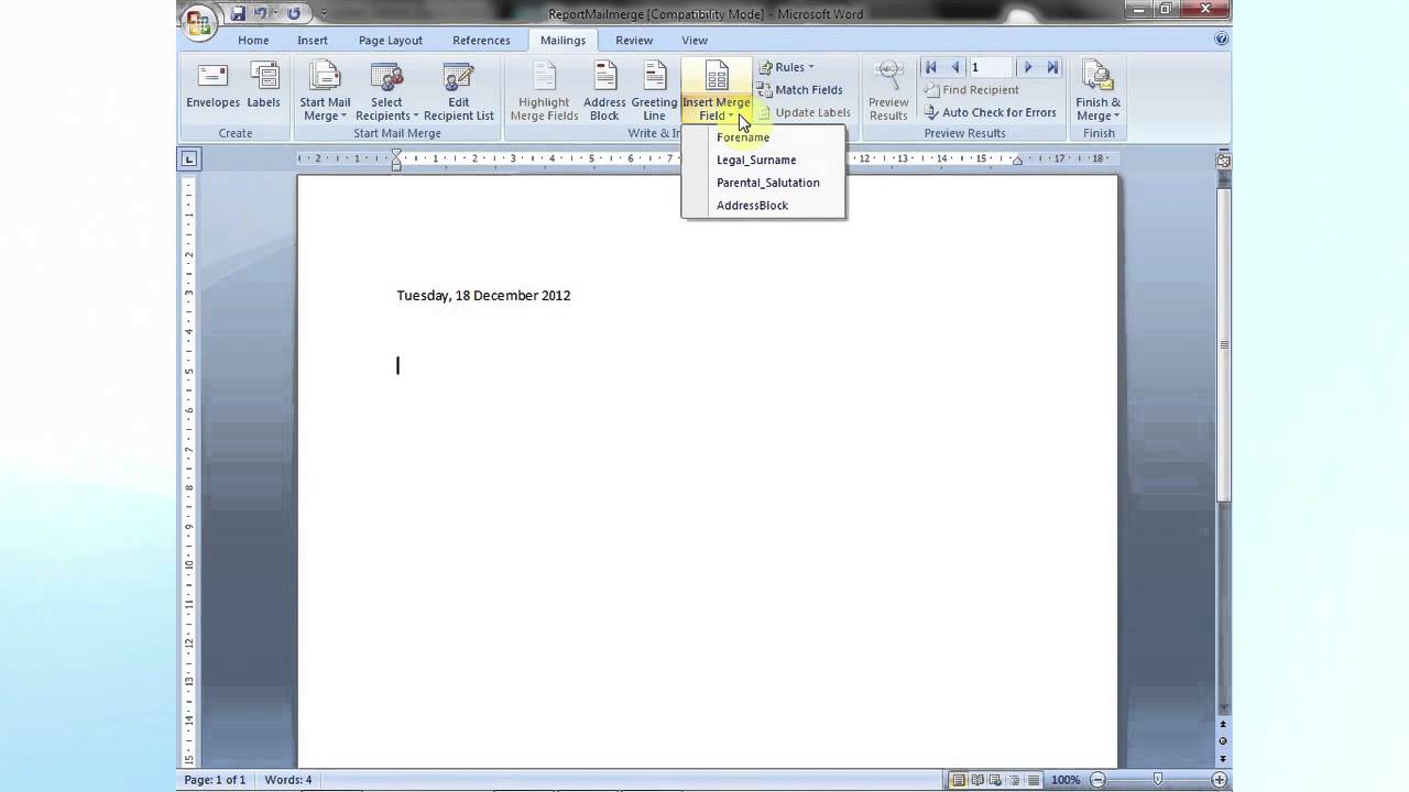 Did you know about using SIMS mail merge for office efficiency?
