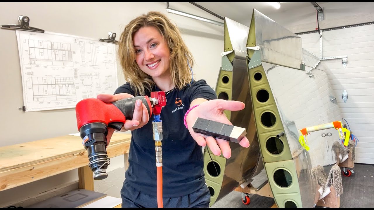 Our Van’s RV-7A project (Wing update #4) - Riveting the Bottom Skins!
