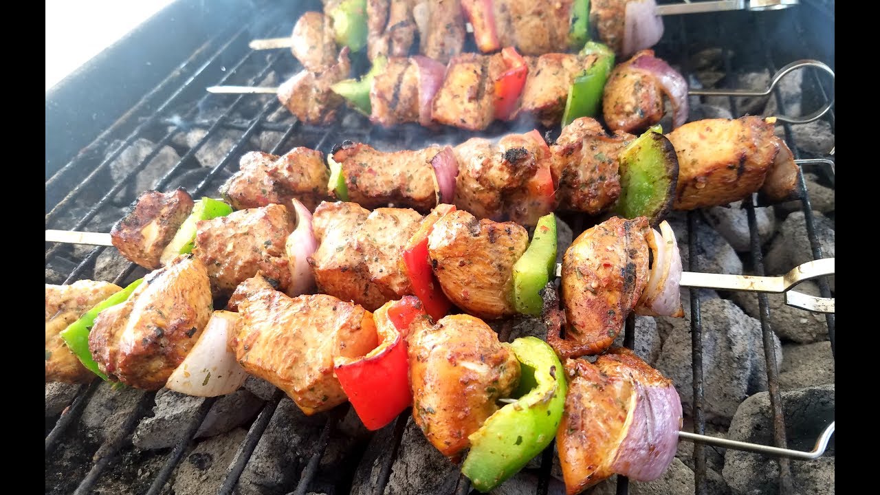 Chicken Skewers or Chicken Kebabs | Taste of Trini