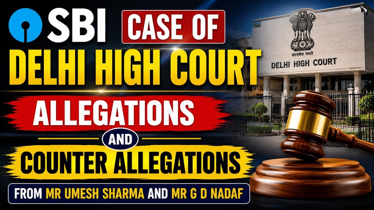 BANK PENSIONERS UPDATES FROM MR UMESH SHARMA AND MR G D NADAF ON DELHI HIGH COURT CASE!!