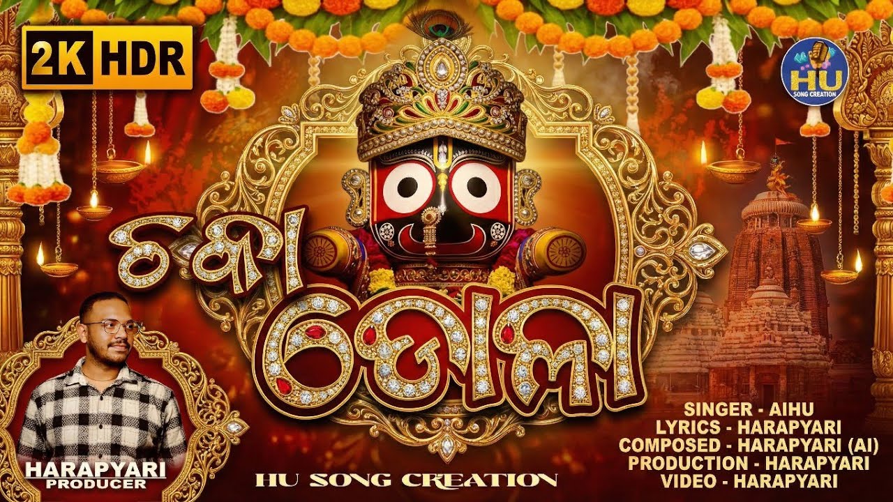 Chaka Dola | ଚକା ଡୋଳା |HARAPYARI |odia bhajan | AI music bhajan #odiajagannathbhajan