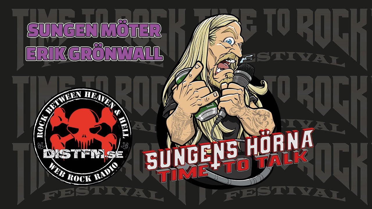 Sungen intervjuar Erik Grönwall på Time To Rock Festival 2025