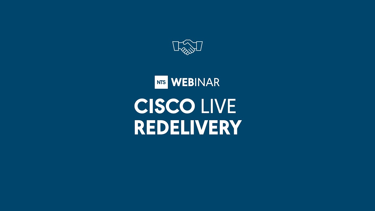 NTS WEBINAR: Cisco Live Redelivery 2026 (ITA)