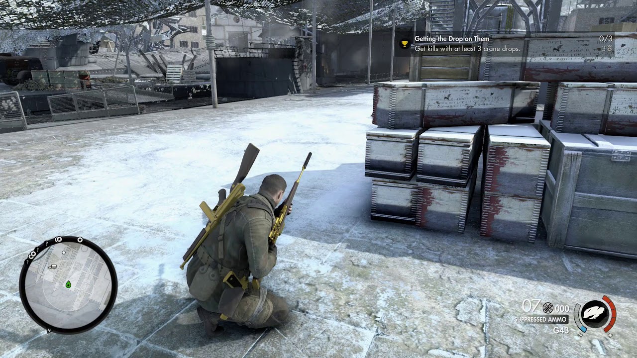 Sniper Elite 4 Challenges 32 Inception, Perfect Payback, Getting The Drop on Them