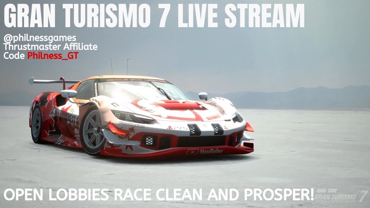 GT7 LIVE STREAM OPEN LOBBIES B4 10k RUN DAY#GT7 #T598 #notsponsored