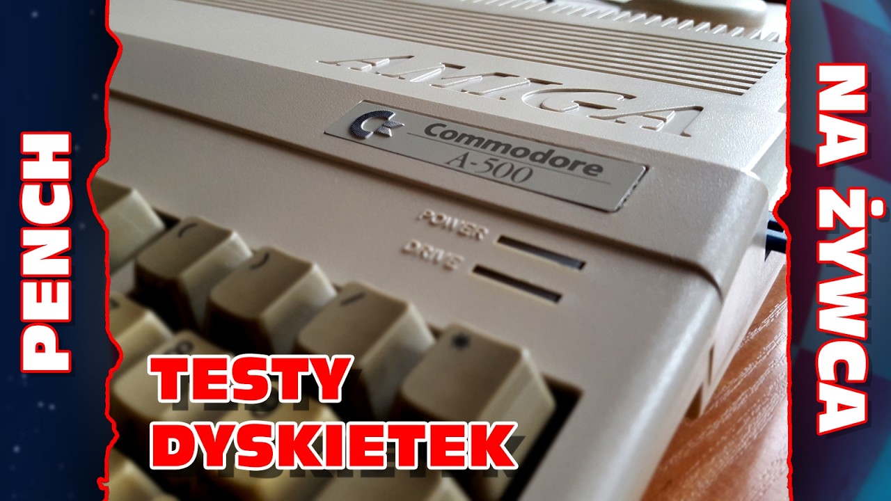 🔴Pench Na Żywca - Amiga 500 (testowanie dyskietek demo)