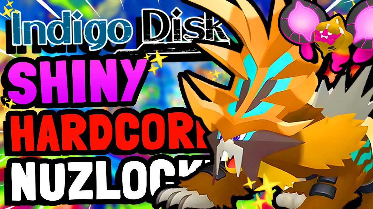 I Beat a Shiny Only Hardcore Nuzlocke of the Indigo Disk | Pokemon Violet Indigo Disk DLC